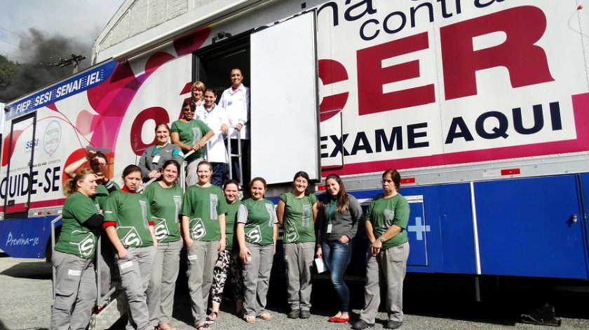 Saúde sobre rodas: caminhões ajudam na prevenção do câncer