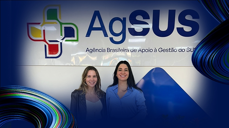 Dr. Clarissa Baldotto (Presidente da SBOC) e Dra. Angélica Nogueira (Presidente de Honra da SBOC) durante Oficina que aconteceu em Brasília, no Auditório da AgSUS